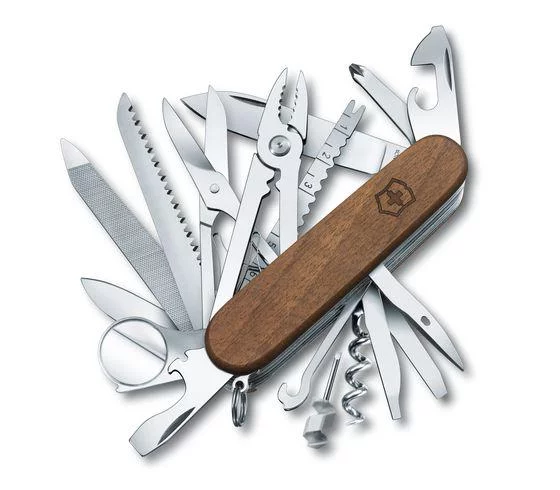 Navaja Victorinox Swisschamp Madera De Nogal 1