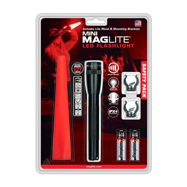 Lámpara Mini Maglite AA Led Safety Pack Con Blister 1