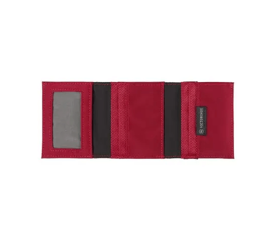 Travel Accessories EXT, Tri-Fold Wallet, RFID, Red 3