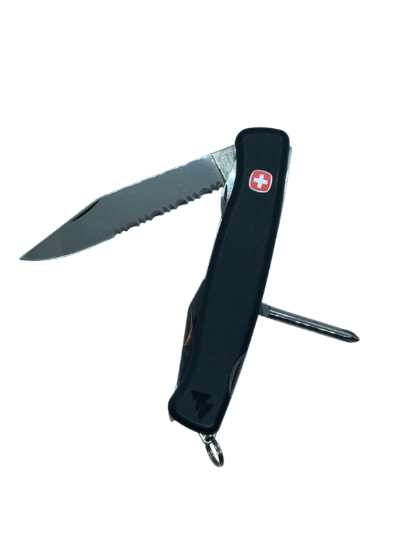 Paquete Wenger Ranger 106 Mountaineer Serrated y Funda de Nylon - Imagen 2