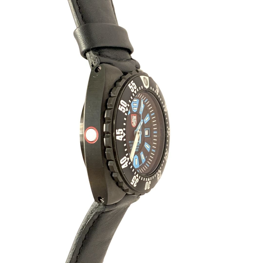 Reloj Luminox Deep Dive 1500 Series buceo 44 mm edición especial Scott Cassell extensible en piel - Imagen 9