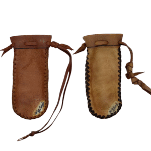 Funda Artesanal Ancha En Piel Para Navajas De Máximo 110 mm