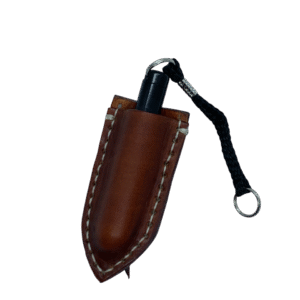 Funda Artesanal En Piel con Linterna Maglite Solitaire para cinturón o bolsillo