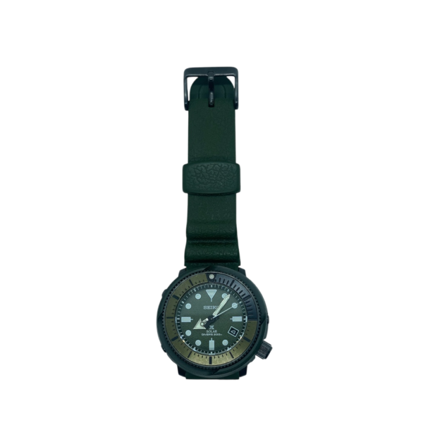 Reloj Seiko Solar Diver SNE535 Cronógrafo Cuarzo Verde - Imagen 6