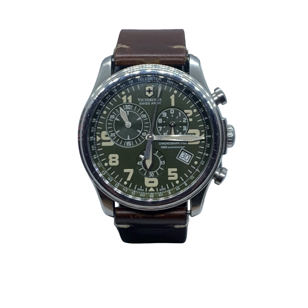 Reloj Victorinox Infantry Cronógrafo 241578 Vintage 44 Mm