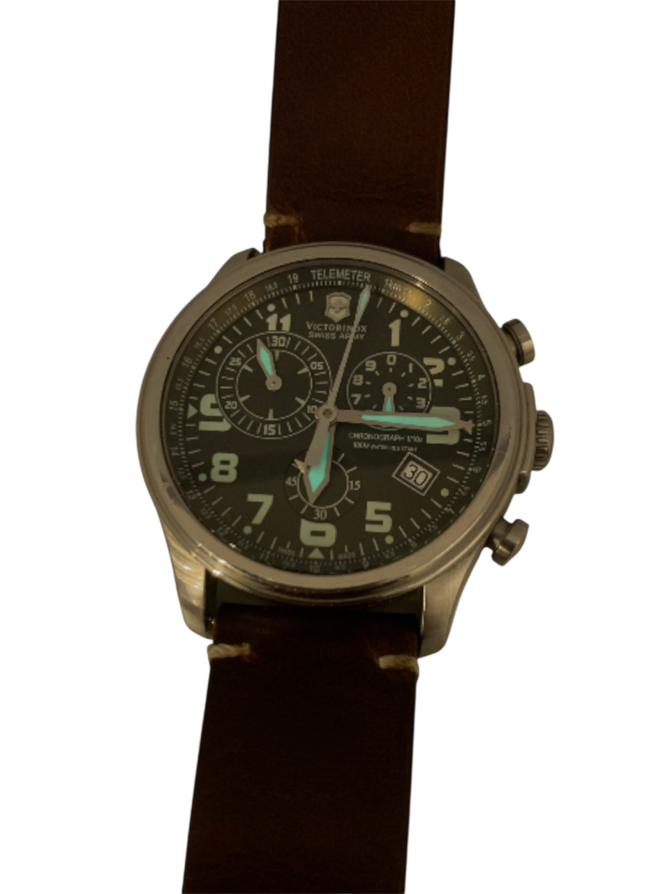 Reloj Victorinox Infantry Cronógrafo 241578 Vintage 44 Mm - Imagen 8