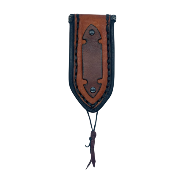 Funda Artesanal Hecha en Piel Vacuna Acabado Elefante Navajas 74-84 mm - Imagen 2