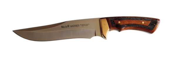 Cuchillo de Caza Muela Harrier-18R Mango de Madera Funda Piel - Imagen 2