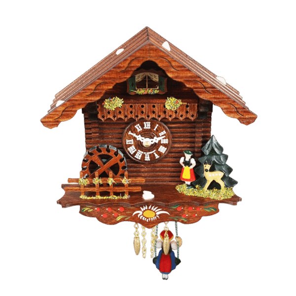 Reloj Cucú de Madera August Schwer De Cuarzo 19 cm