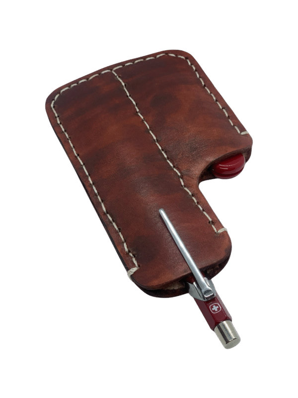 Funda Doble Artesanal De Bolsillo p/Navaja Classic 58 mm y Pluma - Imagen 2