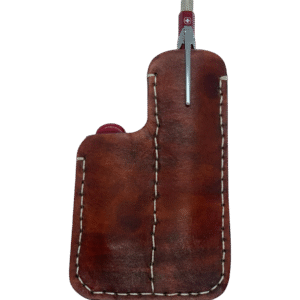 Funda Doble Artesanal De Bolsillo p/Navaja Classic 58 mm y Pluma