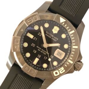 Reloj Victorinox Dive Master 500 Correa Caucho Negro