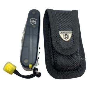 Navaja Explorer Funda Nylon con Cachas color Humo, Cordón y Pinza Edición  2020