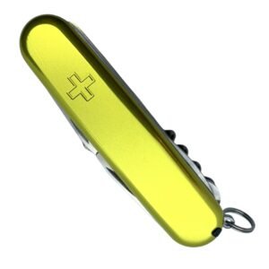 Navaja Victorinox Explorer cachas de Aluminio, grado aeronáutico 3 Orificios con Bolígrafo