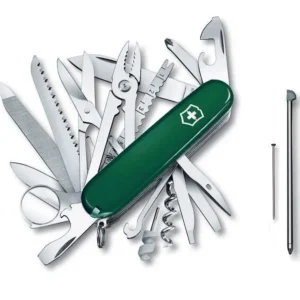 Navaja Victorinox Swisschamp Verde 1.6795.4 Descontinuada
