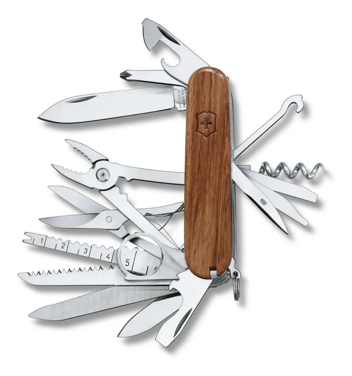 Navaja Victorinox Swisscham Madera De Bubinga Rara