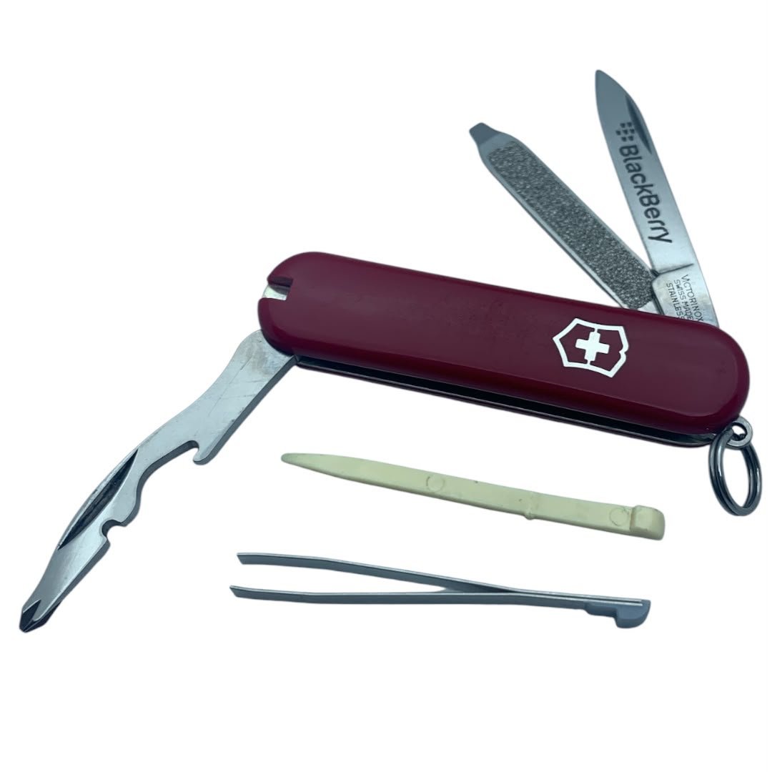 Navaja Victorinox Rally Con Publicidad Blackberry Y Funda - Imagen 3