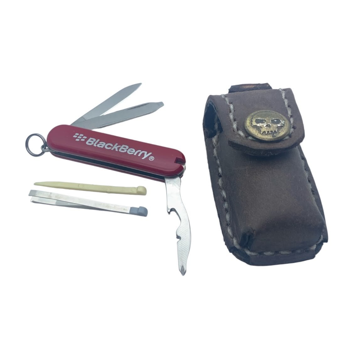 Navaja Victorinox Rally Con Publicidad Blackberry Y Funda - Imagen 4