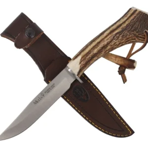 Cuchillo Muela Gred 13h Asta De Ciervo Lanyard