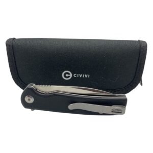 Navaja Civivi Zizzle  negra con estuche